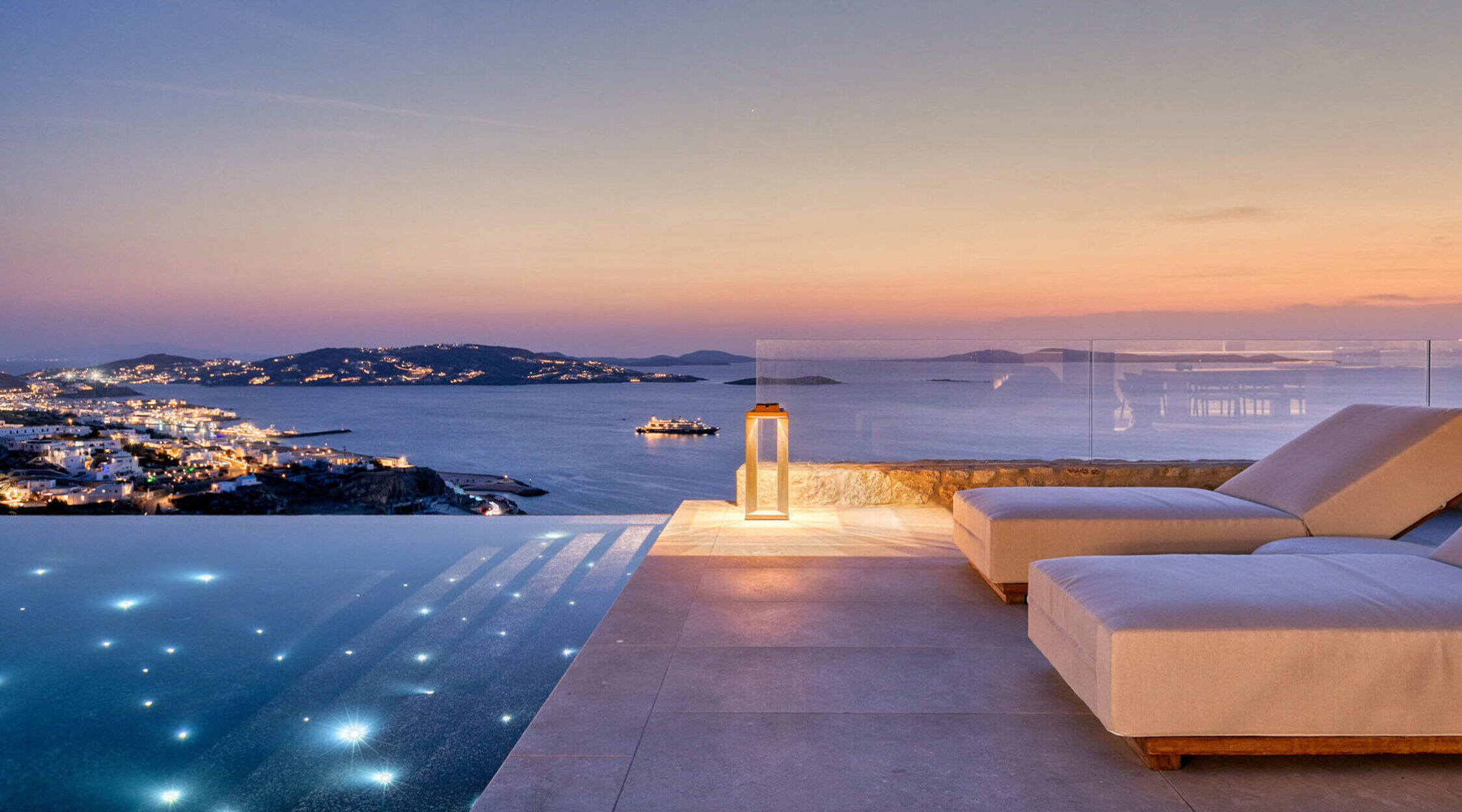 Exclusive luxury services in Mykonos – private villa rentals, VIP transportation, yacht charters, helicopters, and tailored concierge experiences.